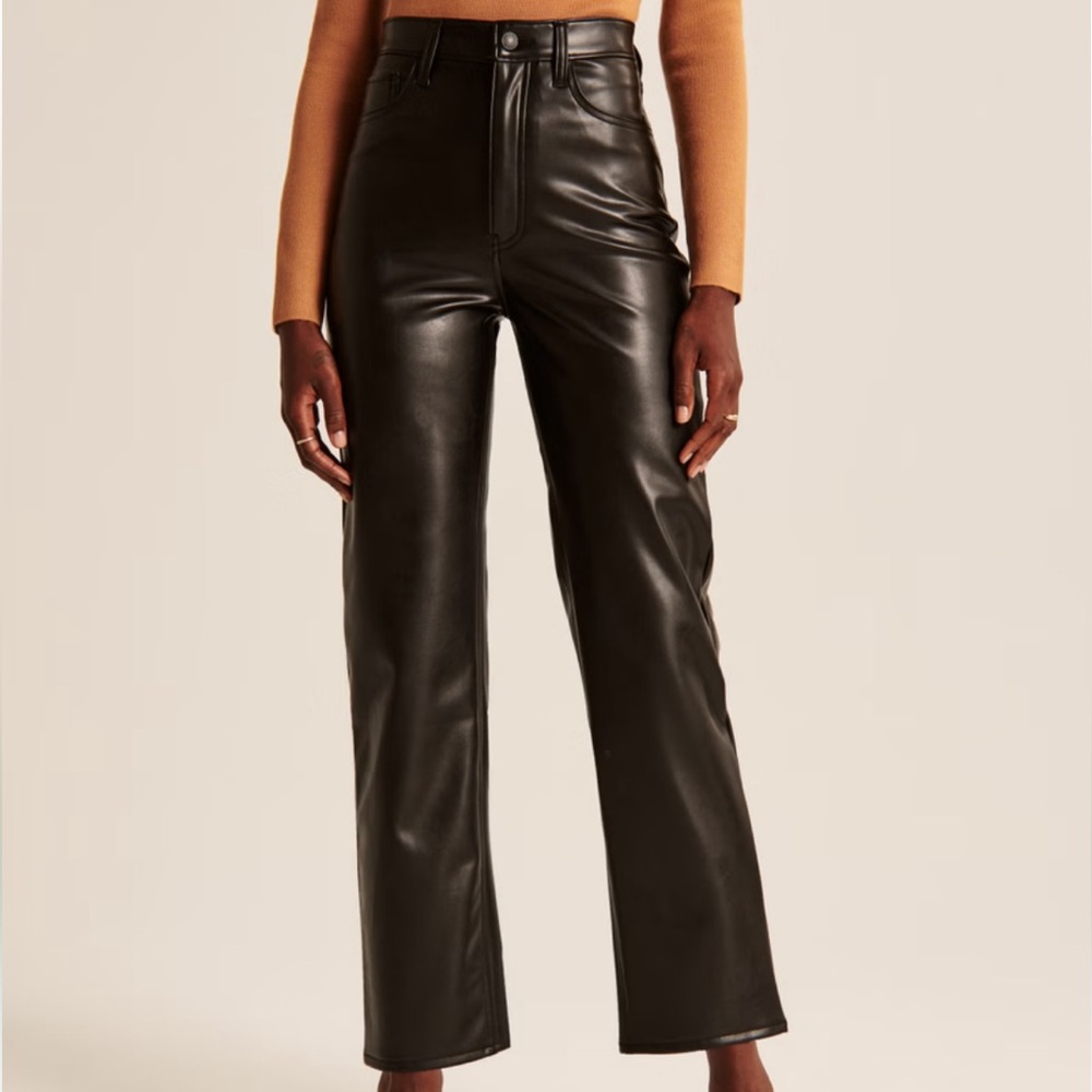 Abercrombie Vegan Leather Pants